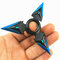 Hand Spinner Finger Toy Fidget Metal Gyro Kids Adult Focus Desk Blue Stress Reliever - #1