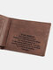Retro EDC Multi-card Slots wallet Multi-function Copywriting Creativity Short Extra-thin Laser engraving Wallet Card Holder Wallet - #03