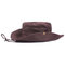 Mens Hunting Fisherman Hat Outdoor Military Wide Brim Caps Bucket Sun Hats - Coffee