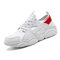 Bear Shoes Men's Sports And Leisure Shoes Trend Men's Shoes With Breathable New Season Youth Men's Net Shoes - White