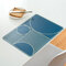 Simple Geometric Waterproof Table Mats Pot Bowl Anti-Heat Insulation Pad - DarkBlue