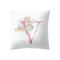 Semplice stile nordico Rosa Alfabeto ABC Modello Fodera per cuscino da tiro Divano per casa Arte creativa Federe - #22