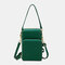 Women 6.5 inch Touch Screen Bag RFID Blocking Handbag - Green