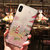 Cartoon Phone Shell Embossed Painted Phone Case - BB620 New Year Cherry Blossom Cat