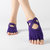 Women's Terry Yoga Socks Five Finger Socks Double Cross With Anti-slip Socks - #02