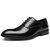 Men Microfiber Leather Non Slip Business Soft Casual Formal Shoes  - Black