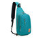 Nylon Waterproof Lightweight Sport Daily Chest Bag Mini Crossbody Bag For Men and Women - Blue