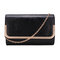 Women Portable Diagonal Chain Small Handbag - Black