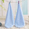 25*25cm Bamboo Fiber Antibacterial Handkerchief Absorbent Soft Baby Face Towel - Blue