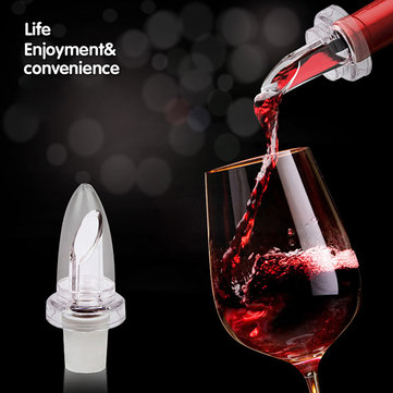 

White Red Wine Aerator Pour Spout Bottle Stopper Aerating Decanter Pourer