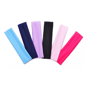 Elastic Ladys Plain Stirnband Handtuch Yoga Sport Wash Face Bad Snood 6 Farben