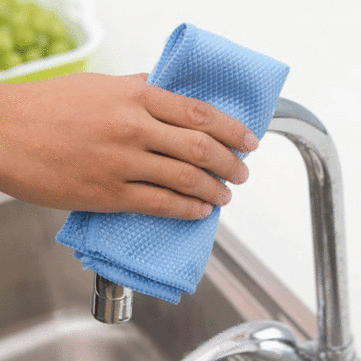 KCASA KC-CS015 Multifunction Assorted Microfiber Dish Cloth Cleaning Wash Cloth Towel Kitchen Tools