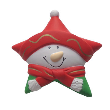 Christmas Snowman Star Squishy