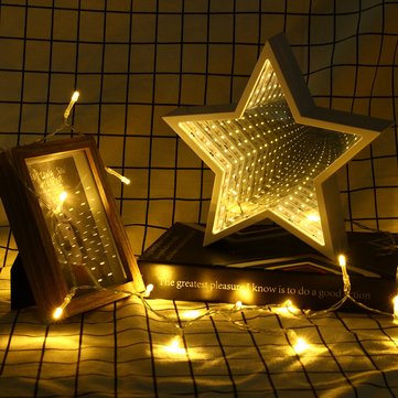 Creative Cute Star Mirror Lamp