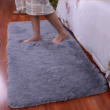 90x160cmの短いフロスの床の寝室のマットの毛むくじゃらな毛布の滑り止めの居間の敷物のカーペット