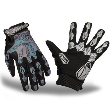 Men Cycling Bicycle Gloves Motorcycle Full Finger Night Vision Reflective Breathable Mittens