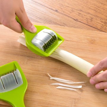 KCASA KC-MS06 Stainless Steel Green Onion Slicer Vegetable Garlic Cutter Shredder Kitchen Tools