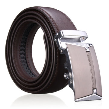 

Men Second Floor Cowhide Leather Belt, Brown black