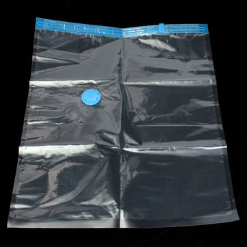 5pcs Plastic Large Vacuum Storage Bag Space Clothes Quilts Organizer Set Travel 