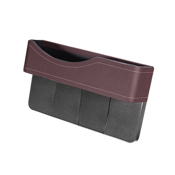 PU Leather Car Seat Gap Storage Box