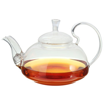 Heat Resistant Elegant Glass Teapot Infuser Flower/Green Tea Pot 750ml Size Coffee Pot Bar Accessory
