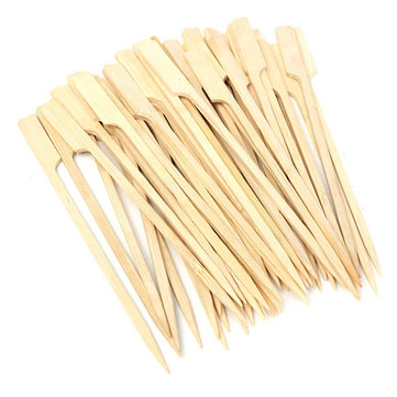 30Pcs 20cm BBQ Bamboo Skewers Wooden Grill Sticks Meat Food Long Skewers Barbecue Grill Tools 2pcs/set Oil Brush Basting Brush Kitchen Cooking Tool Silicone Brush Detachable Brush Head  BBQ Accessories
