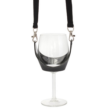 Portable Wine Glass Holder Strip Birthday Party Wine Holder