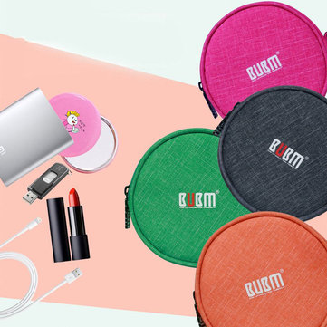 

BUBM BM-DH003 Waterproof Scratch Resistant Storage Bag Electronic Accessories Travel Organizer, Rose black/red/green orange grey