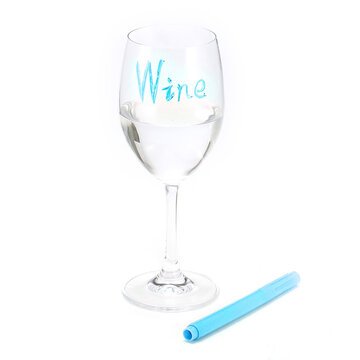 KCASA KC-CB13 Reusable Washable Non-toxic Wine Glass Maker Pen Wine Charm Accessories Bar Tools