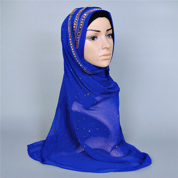 Big Large Maxi Long Wide Plain Viscose Scarf Muslim Headscarf 