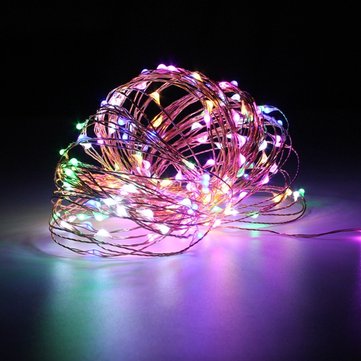 

20M Fairy String Light Christmas Party, Multicolor warm white white pink purple green blue yellow red