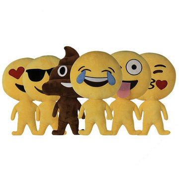 Kreative lustige Emoji Ausdruck Kissen werfen Plüsch Schlafsofa Auto Kissen Geburtstag Geschenk Geschenk Trick Spielzeug