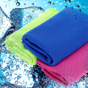 SANTO Sport Kühlendes Tuch Sommer Schweiß Absorbierendes Handtuch Schnell Trocknender Waschlappen Für Fitnesscenter Laufen Yoga
