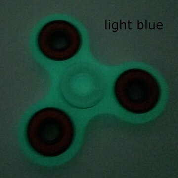 Luminous Tri-Spinner Fidget Hand Spinner For Rotation Hybrid Eramic Bearing Anti Stress Toys