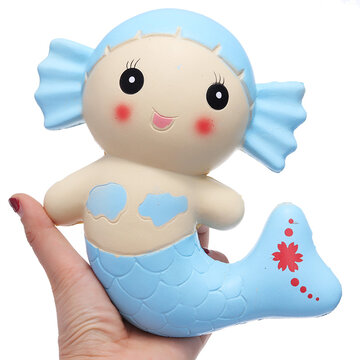 Cutie Squishy Mermaid Toys Scented Bread Cake Super