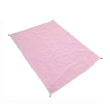 200x200CM Sand-Free Pink Pocket Mat Portable Outdoor Travel Camping Beach Seaside Pad