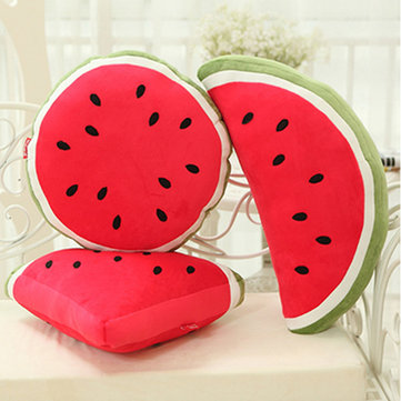 Kreatives Frucht-Wassermelonendreieck-Halbkreis-Kissen