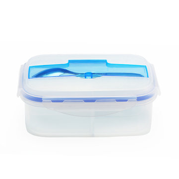 KCASA KC-FY01 Portable Microwave PP Lunch Box With Tableware MultiCell Large Capacity Food Container