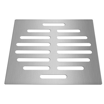 

6 Inch Silver Drain Protector Tone Square Shape Stainless Steel Floor Drain Cover Home Bathroom Supplies