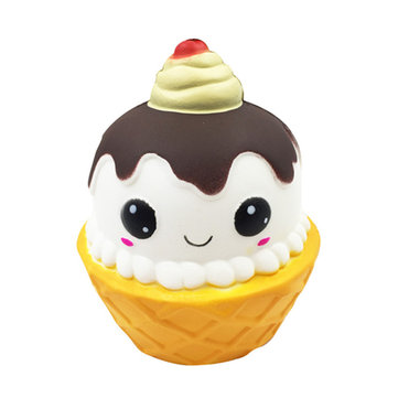 Kawaii Emoji Ice Cream Cup Squishy