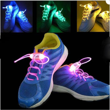 

4th Generation LED Glowing Shoelaces Flash Shoelaces, Blue red yellow green pink multicolor orange