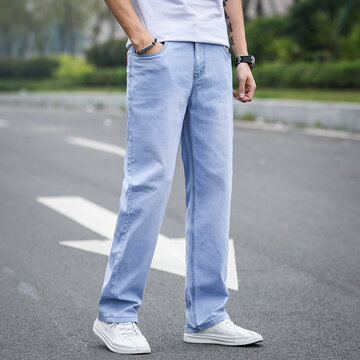 Mens jeans trousers slim loose 