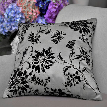 45x45cm Removable Pillowcase Office Back Cushion Cover Elegant Coffee Table Home Decor