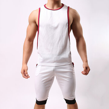 Mens Sexy Sleeveless  Loose Fit Vest Sport Tank Tops
