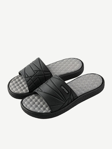 Men Open Toe Slide Sandals 