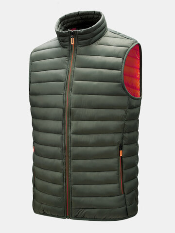 Zip Up Quilted Padded Vests