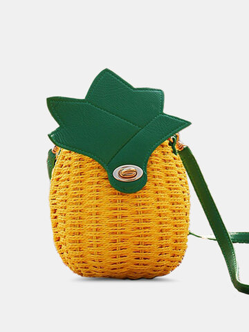 Fruit Bag Pineapple Crossbody Bag