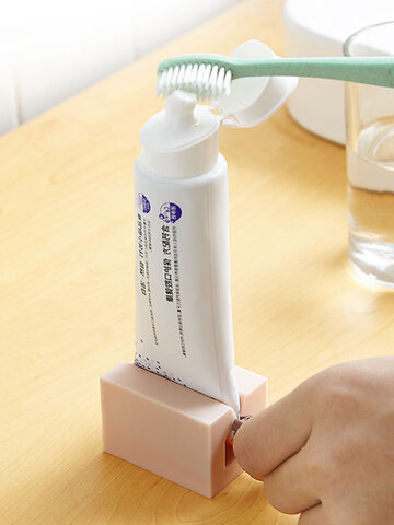 Dispensador de pasta de dientes Exprimidor de tubo de crema Soporte de tubo Exprimidor de pasta de dientes manual Cuarto de baño
