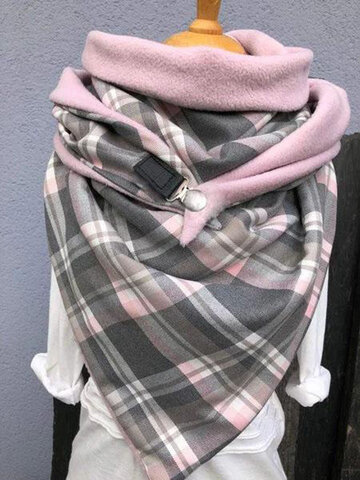 Damen Schal mit dicker Wärme und bedrucktem Schal