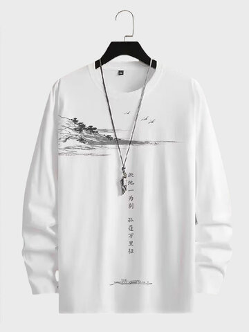 Chinese Landscape Ink Painting T-Shirts